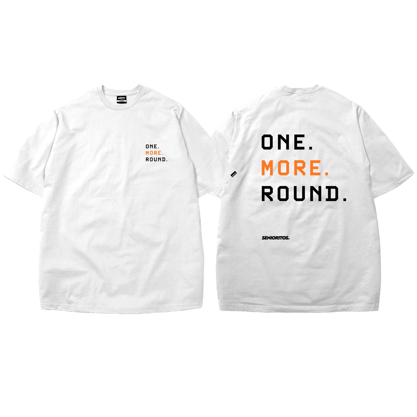ONE MORE ROUND TEE I WHITE