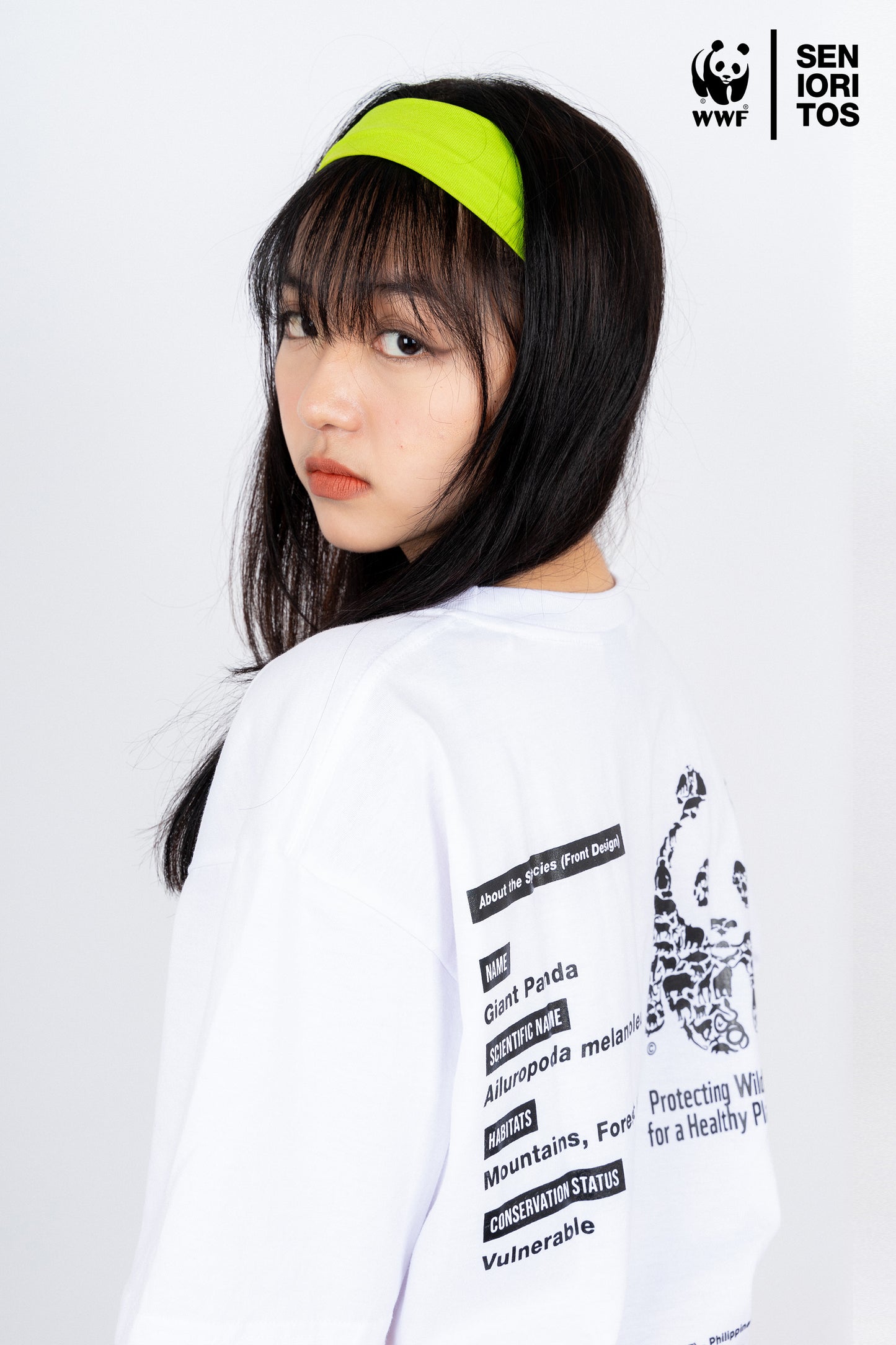 GIANT PANDA TEE | WHITE (WWF® x SENIORITOS® COLLABORATION)