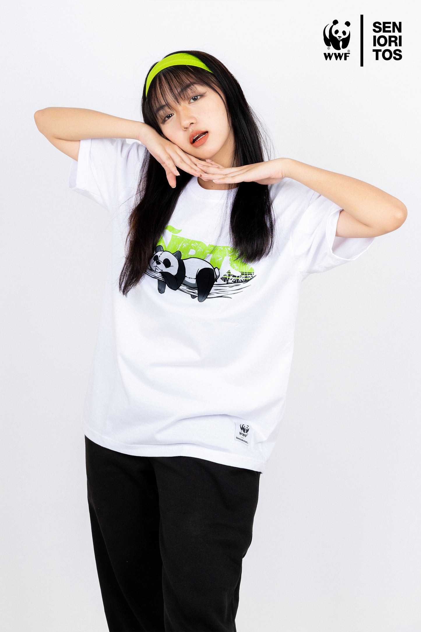 GIANT PANDA TEE | WHITE (WWF® x SENIORITOS® COLLABORATION)