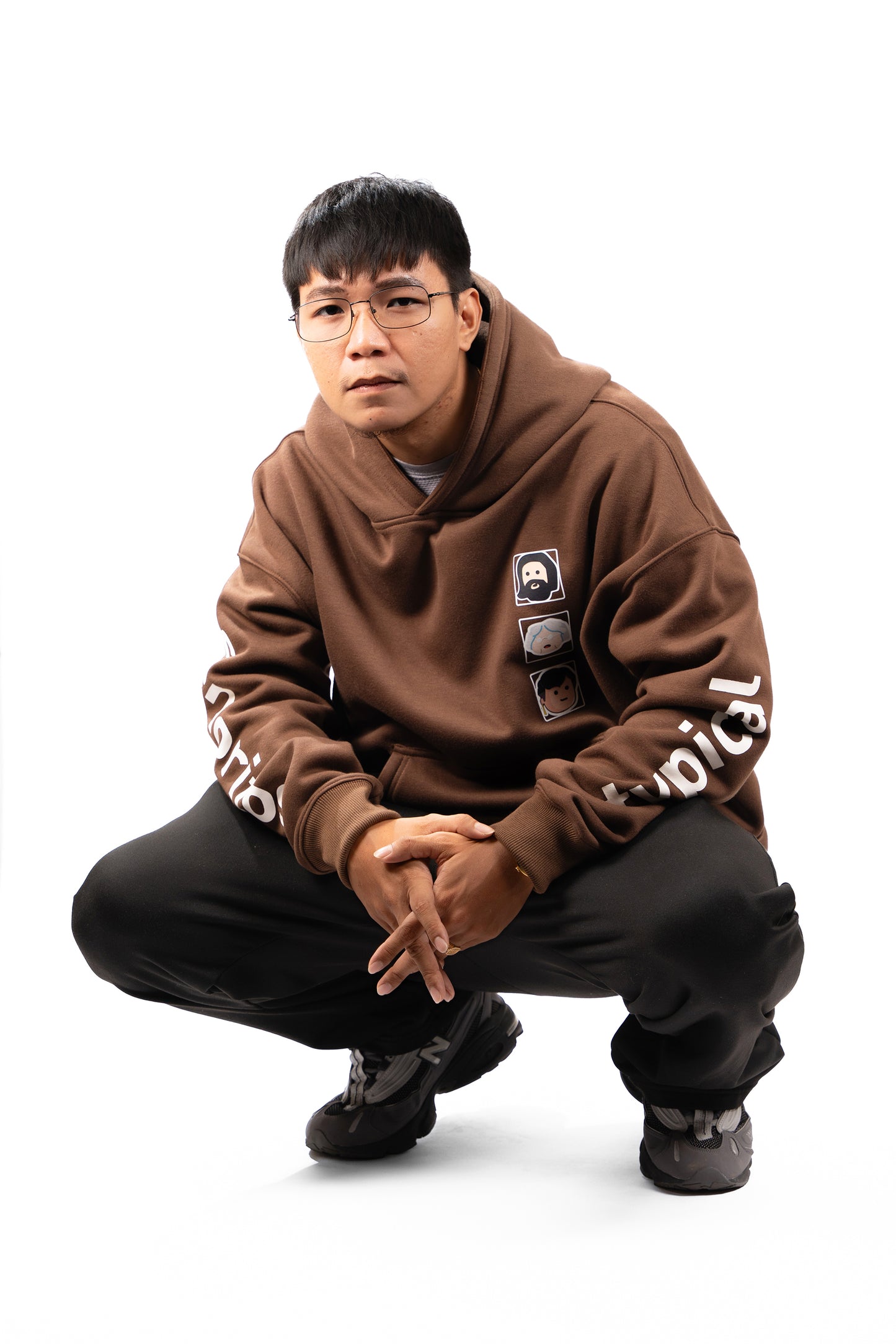 TPC DAY ONES OVERSIZED HOODIE | CHOCO BROWN | TPCxSENIORITOS® COLLABORATION
