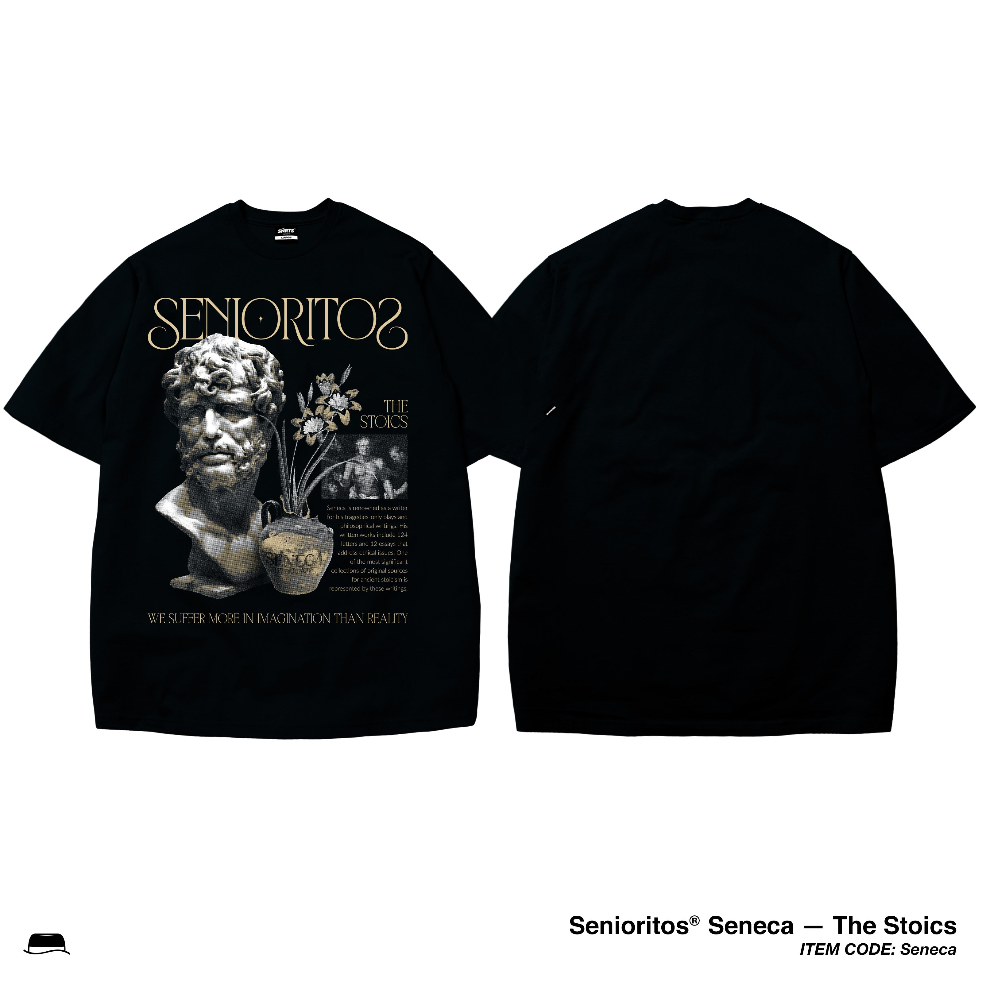 SENECA TEE | BLACK