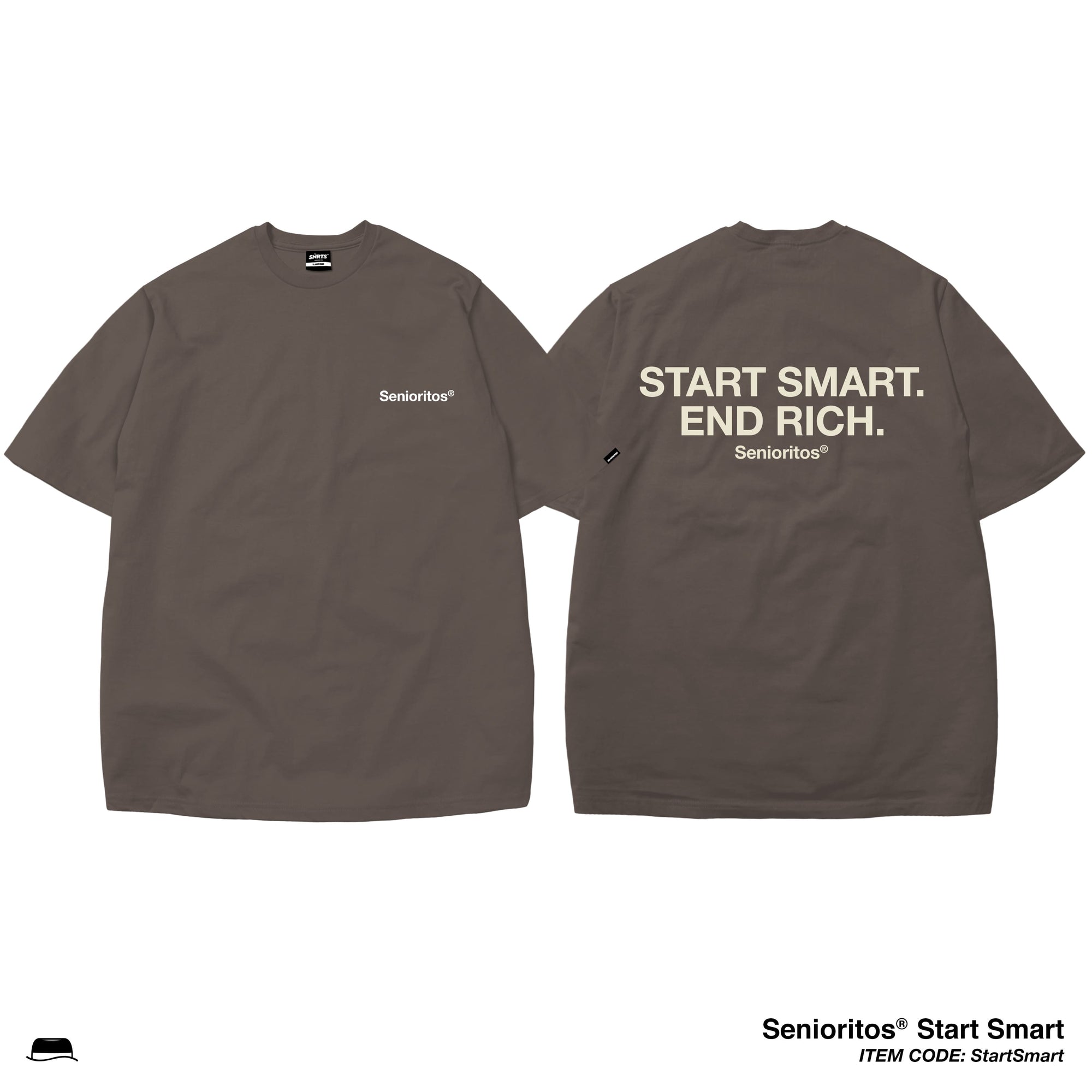 START SMART TEE | KHAKI BROWN