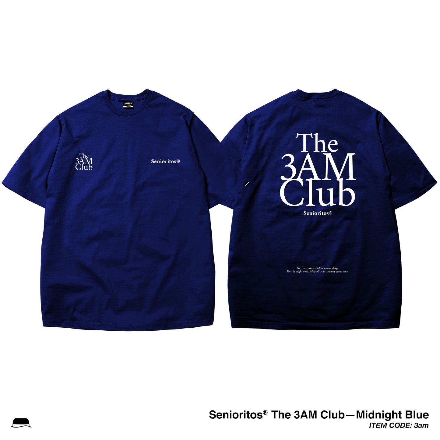 3AM CLUB TEE | BLUE