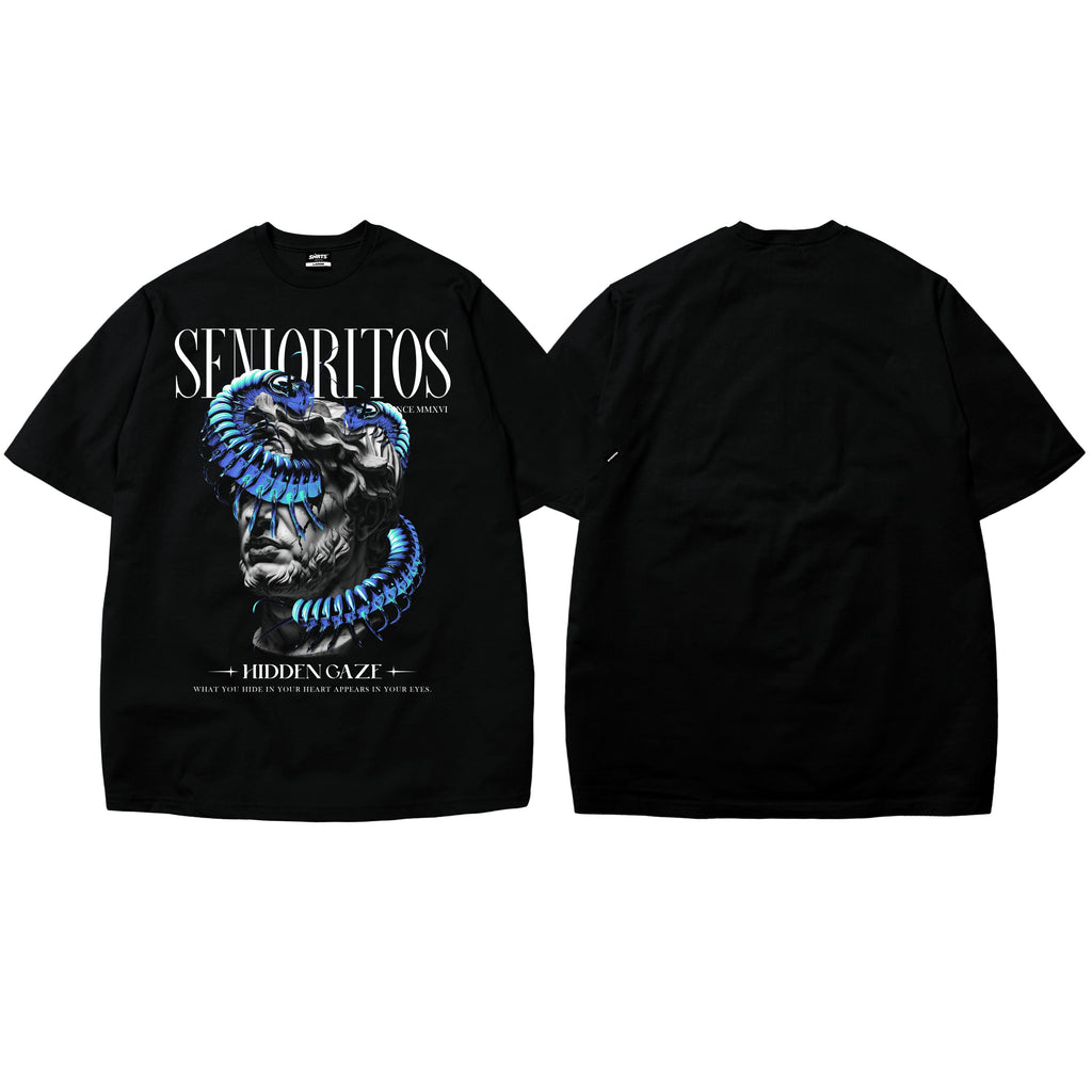 HIDDEN GAZE (CENTIPEDE) TEE | BLACK