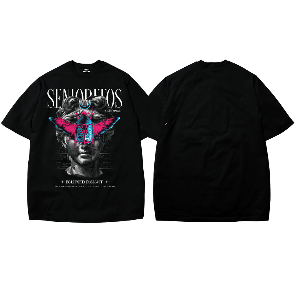 ECLIPSED INSIGHT (BEETLE) TEE | BLACK