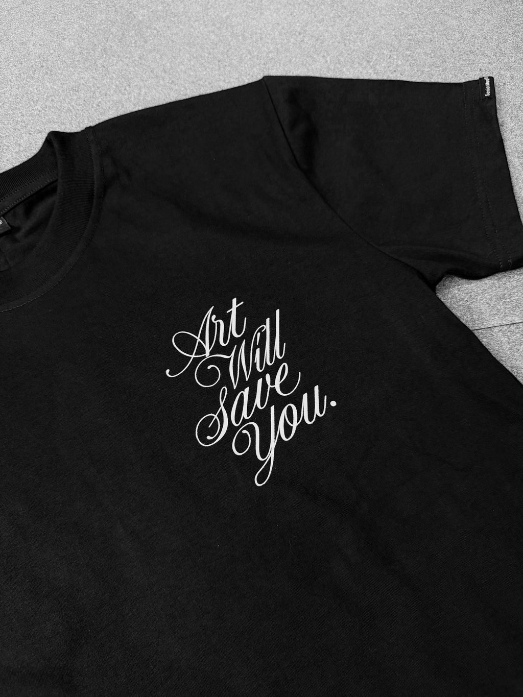 ART WILL SAVE YOU TEE | BLACK