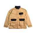 SIGMA SNAP BUTTON DOWN COLLARED JACKET 01 | KHAKI