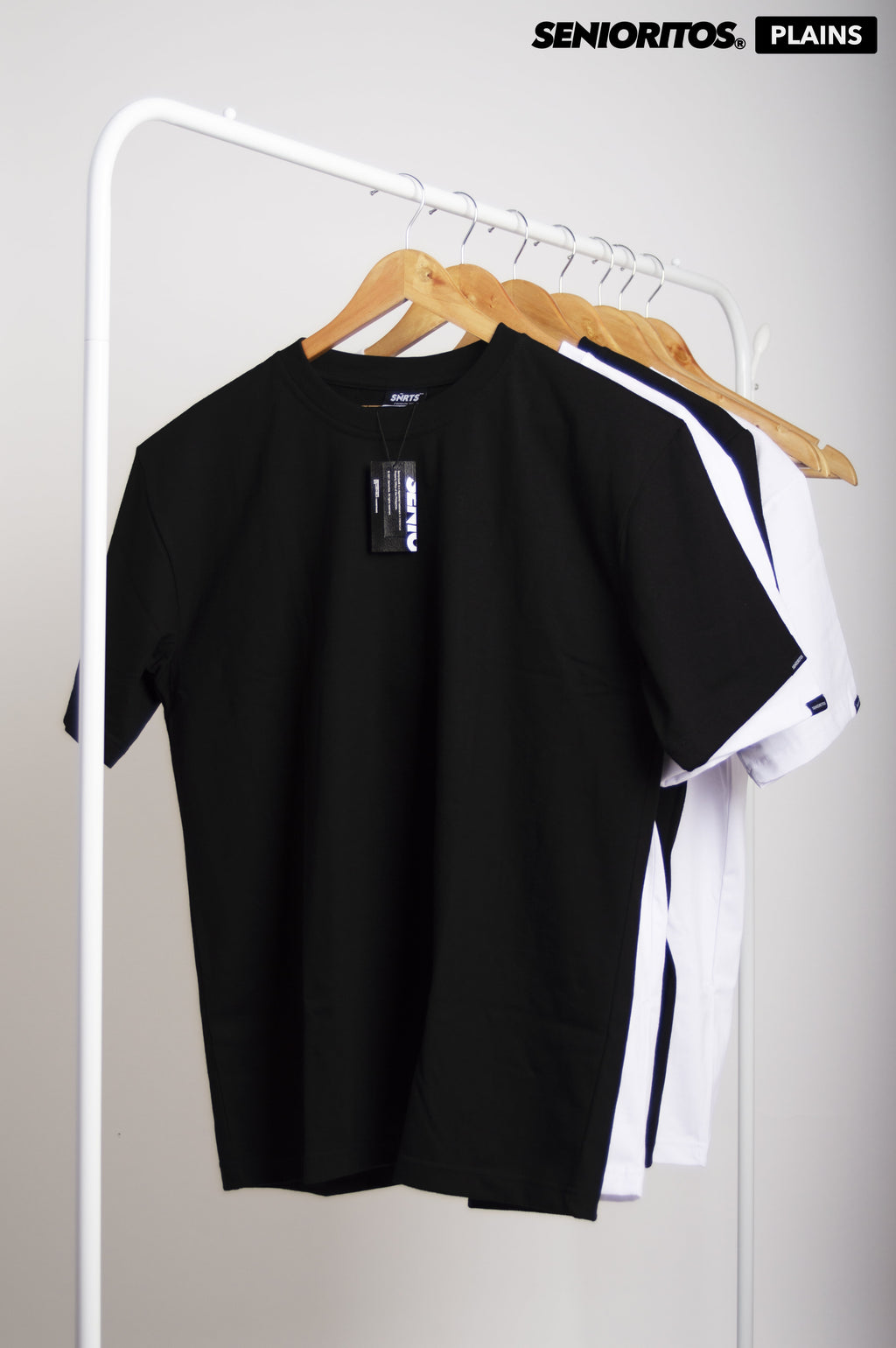 REGULAR PLAIN TEE | BLACK