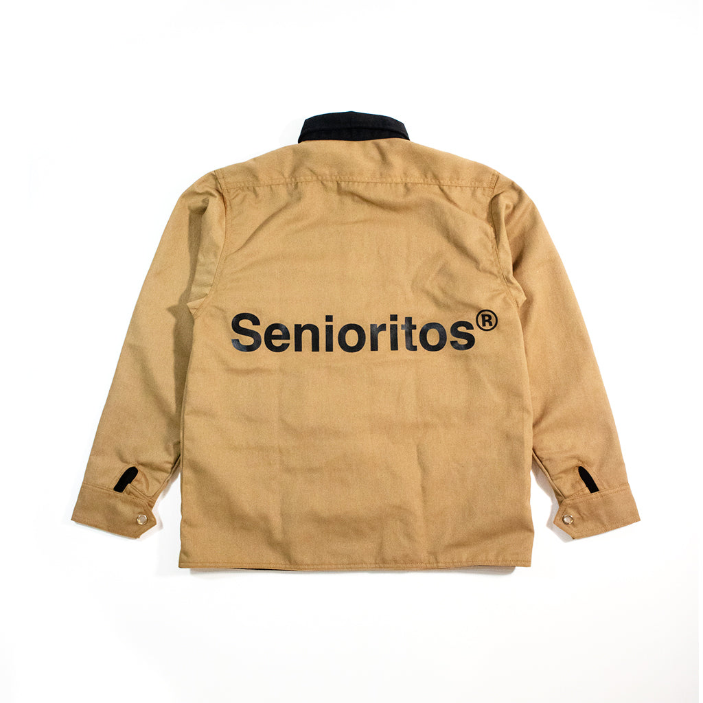 SIGMA SNAP BUTTON DOWN COLLARED JACKET 01 | KHAKI