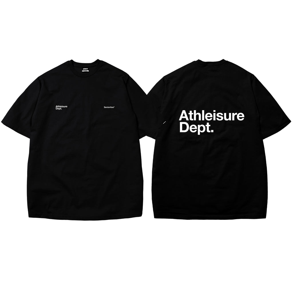 ATHLEISURE DEPT TEE | BLACK