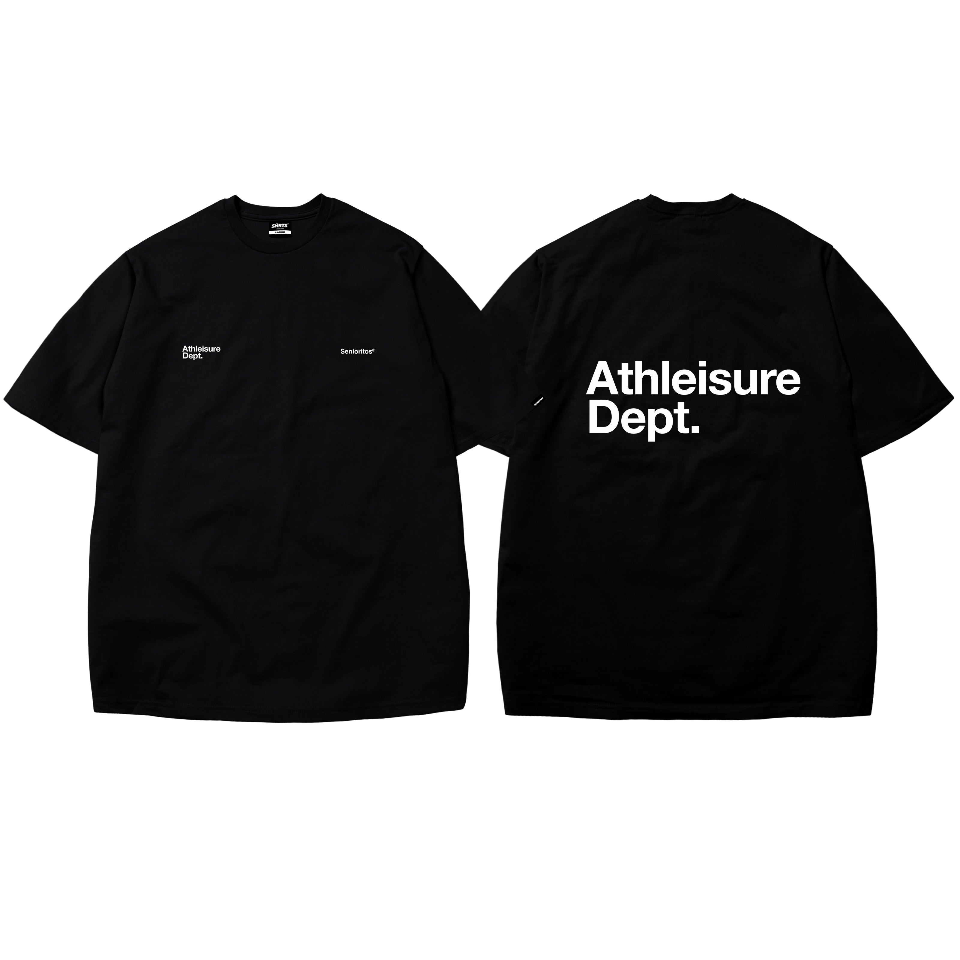 ATHLEISURE DEPT TEE | BLACK