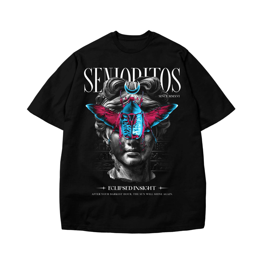 ECLIPSED INSIGHT (BEETLE) TEE | BLACK