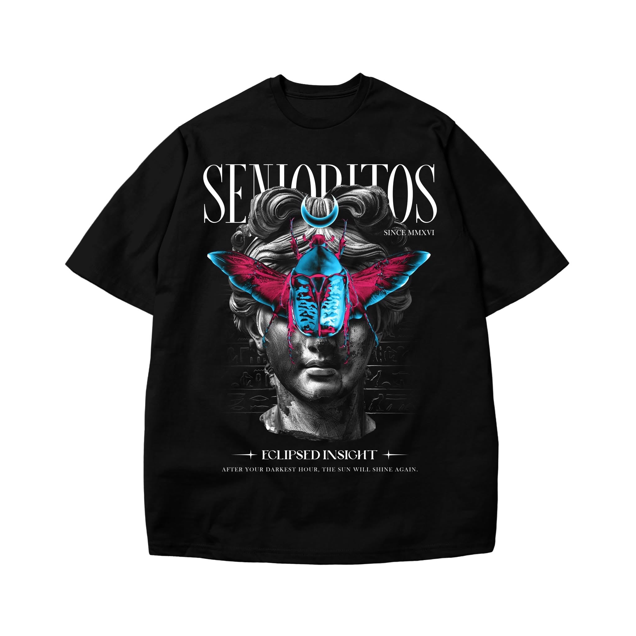 ECLIPSED INSIGHT (BEETLE) TEE | BLACK