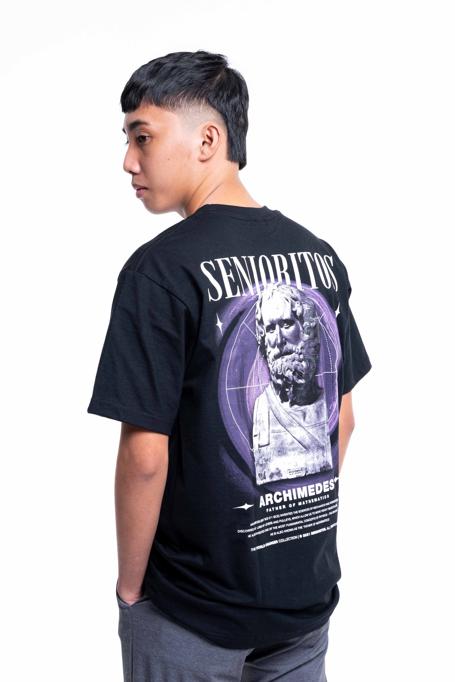 ARCHIMEDES TEE | BLACK