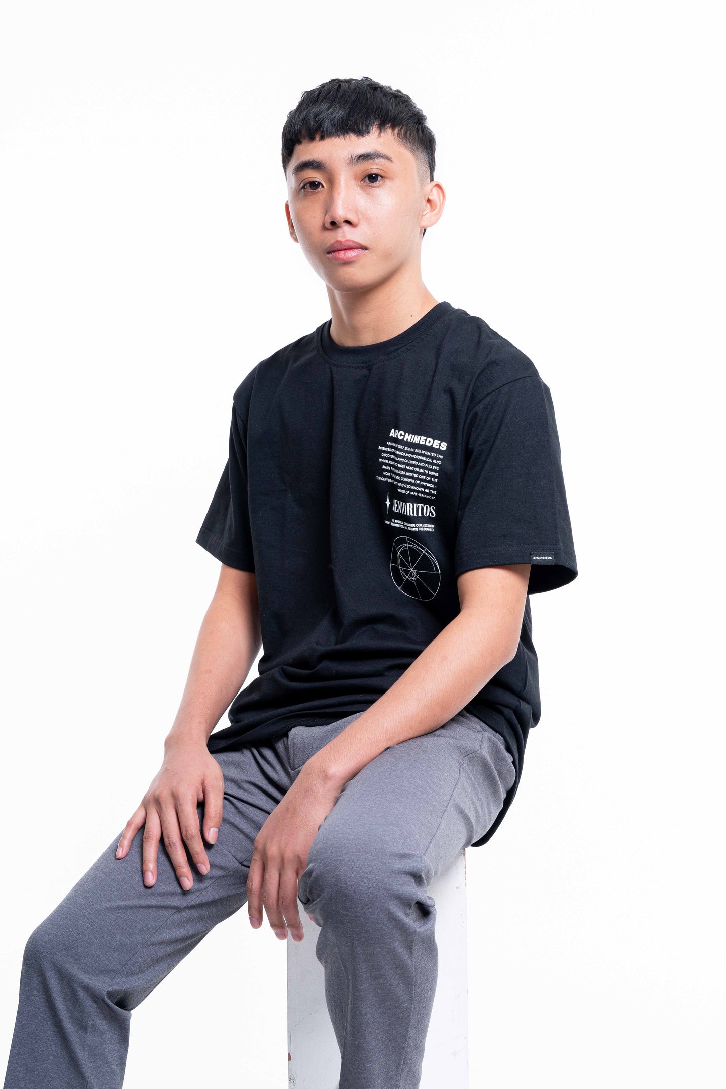 ARCHIMEDES TEE | BLACK