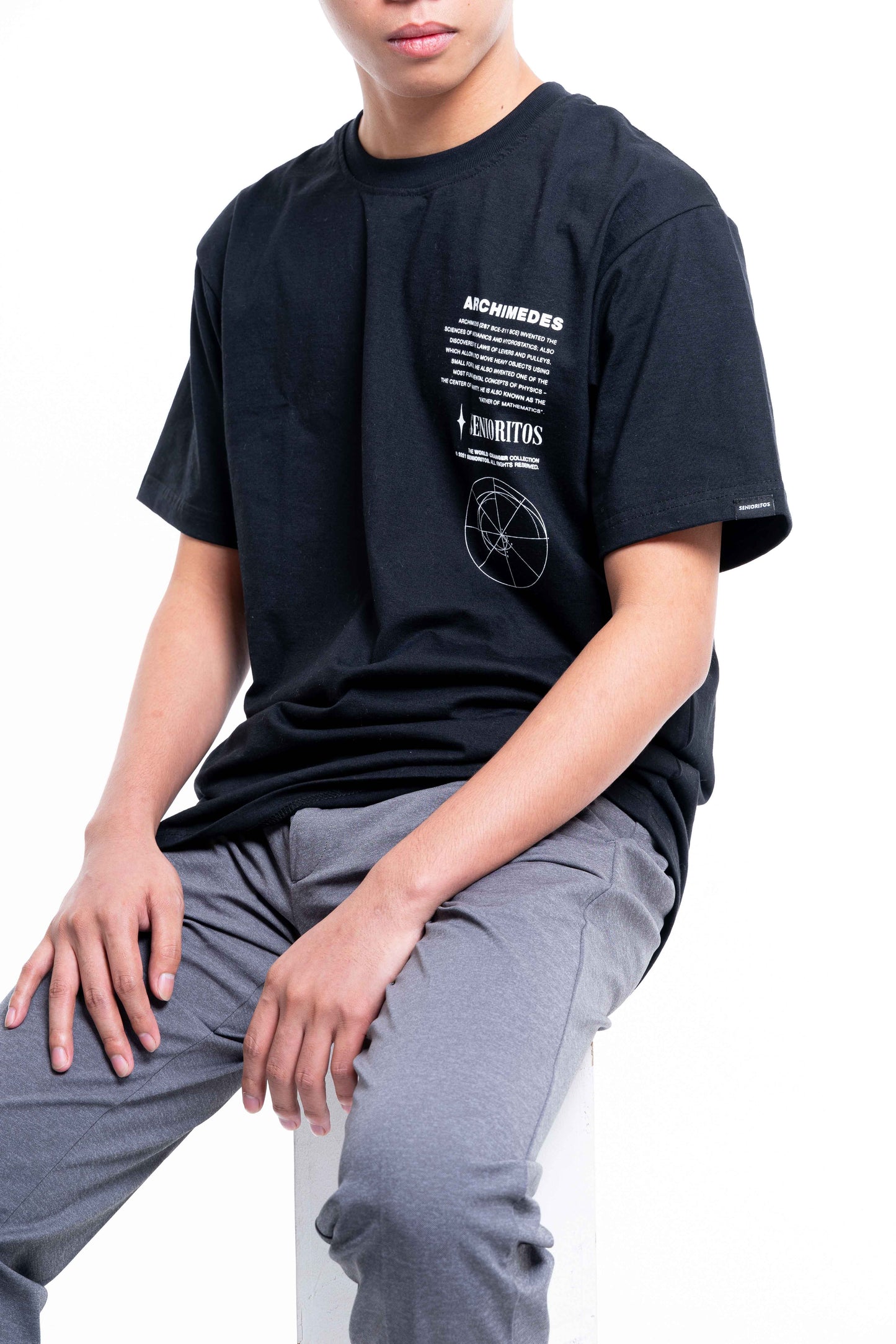 ARCHIMEDES TEE | BLACK