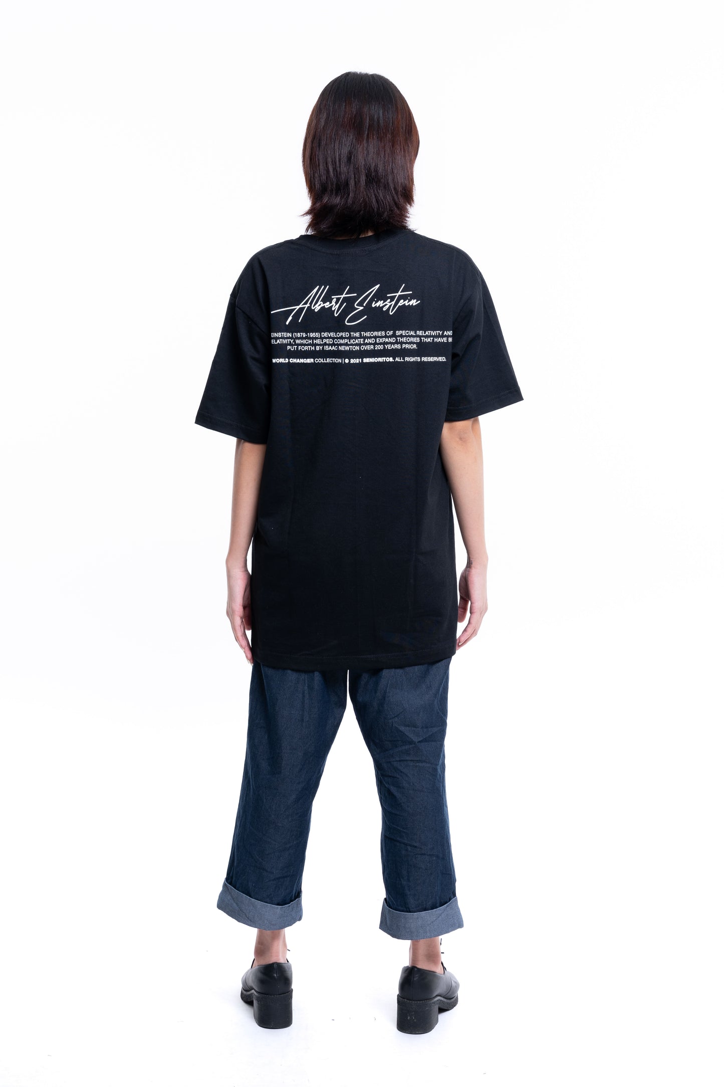 EINSTEIN TEE | BLACK