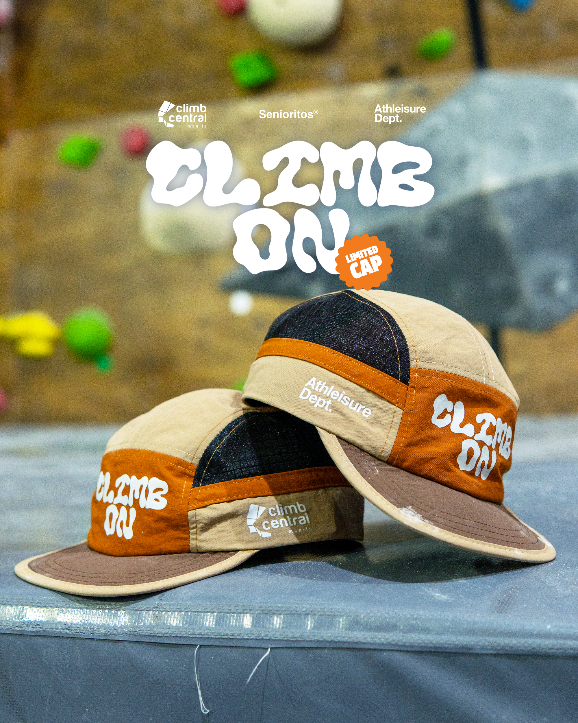ATHLEISURE DEPT 'CLIMB ON' CAP | CLIMB CENTRAL MANILA  x SENIORITOS® COLLABORATION