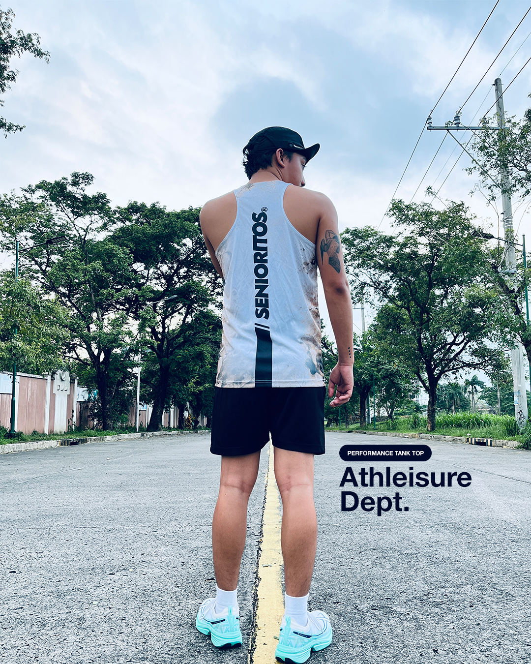 ATHLEISURE DEPT PERFORMANCE TANK TOP 01 | SAND