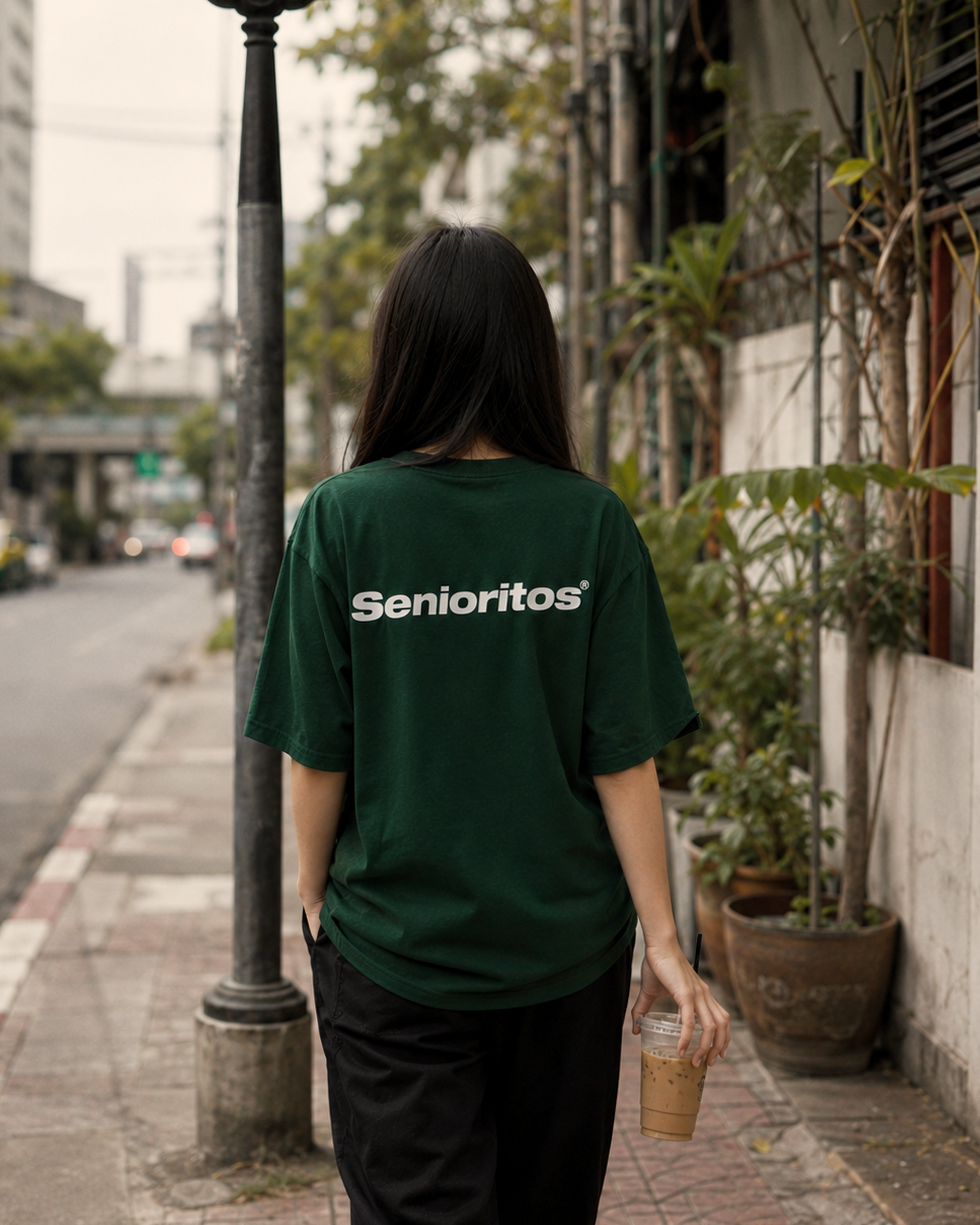 ITALIC TEE | SACRAMENTO GREEN