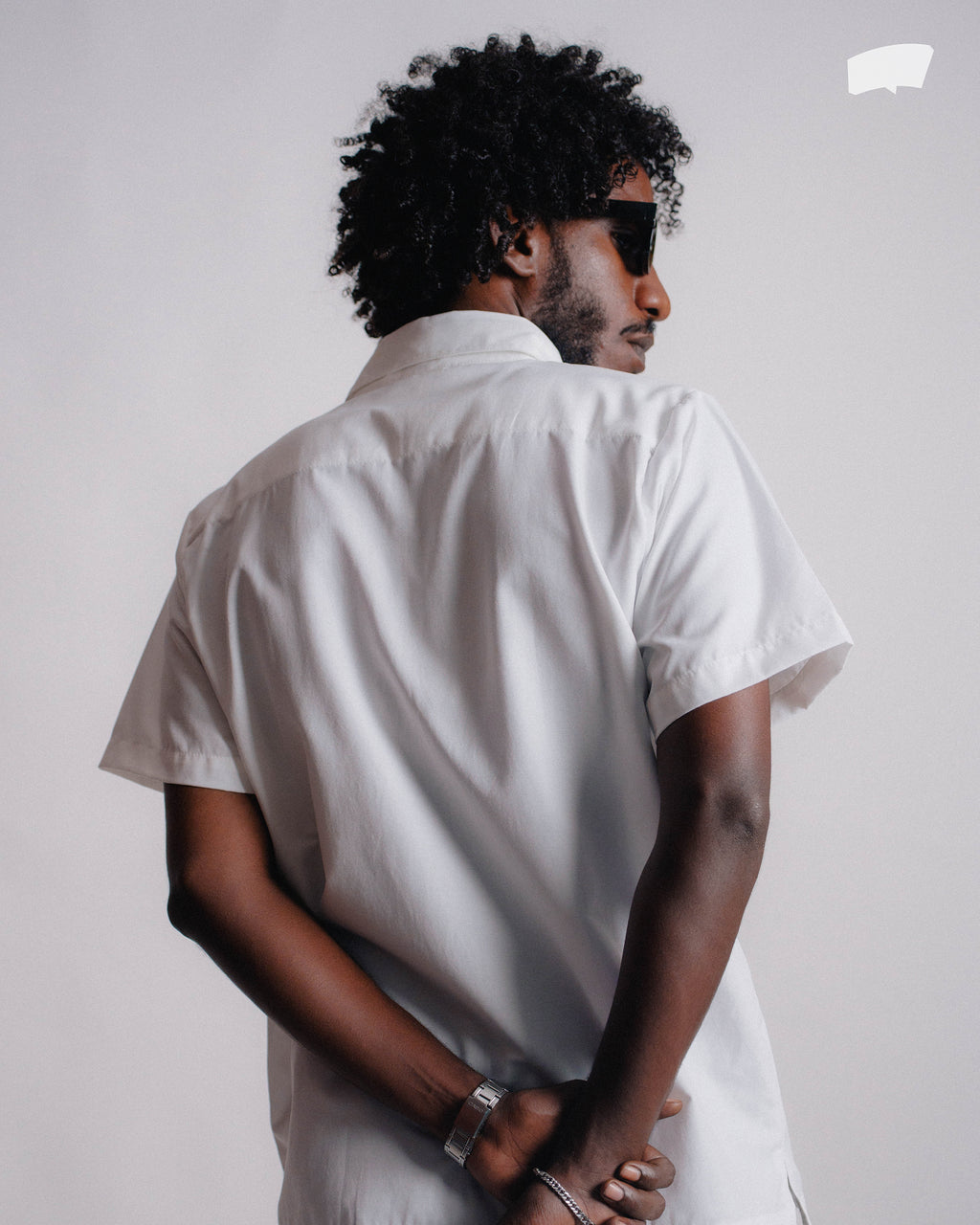 CALLIGRAFFITI BUTTON DOWN POLO 01 | WHITE