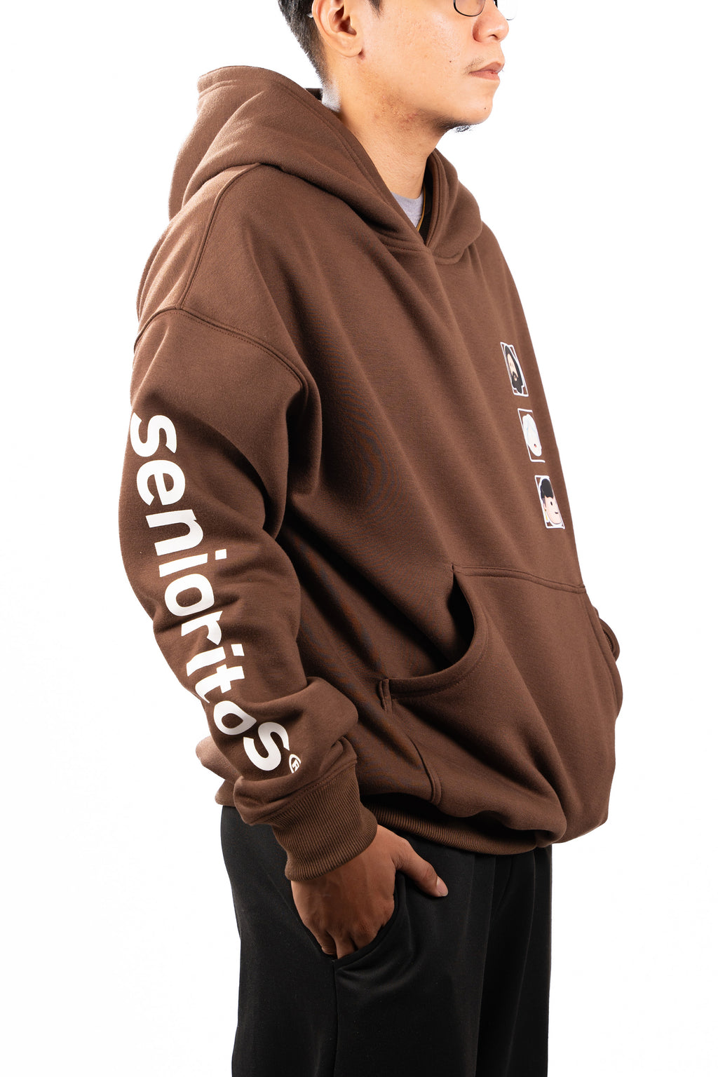 TPC DAY ONES OVERSIZED HOODIE | CHOCO BROWN | TPCxSENIORITOS® COLLABORATION
