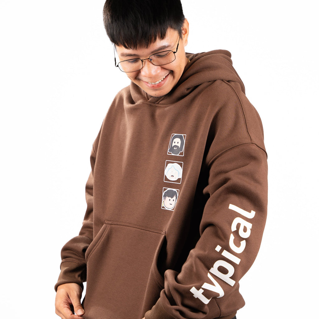 TPC DAY ONES OVERSIZED HOODIE | CHOCO BROWN | TPCxSENIORITOS® COLLABORATION