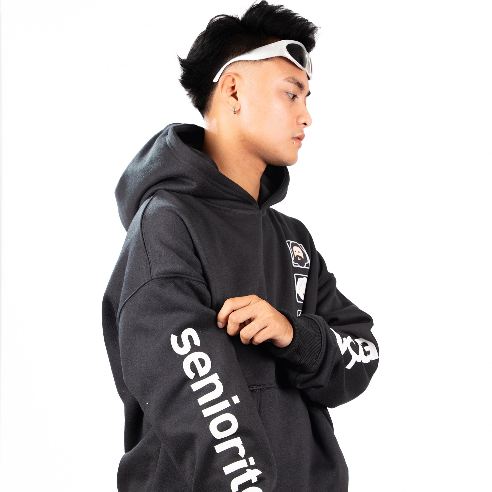TPC DAY ONES OVERSIZED HOODIE | BLACK | TPCxSENIORITOS® COLLABORATION