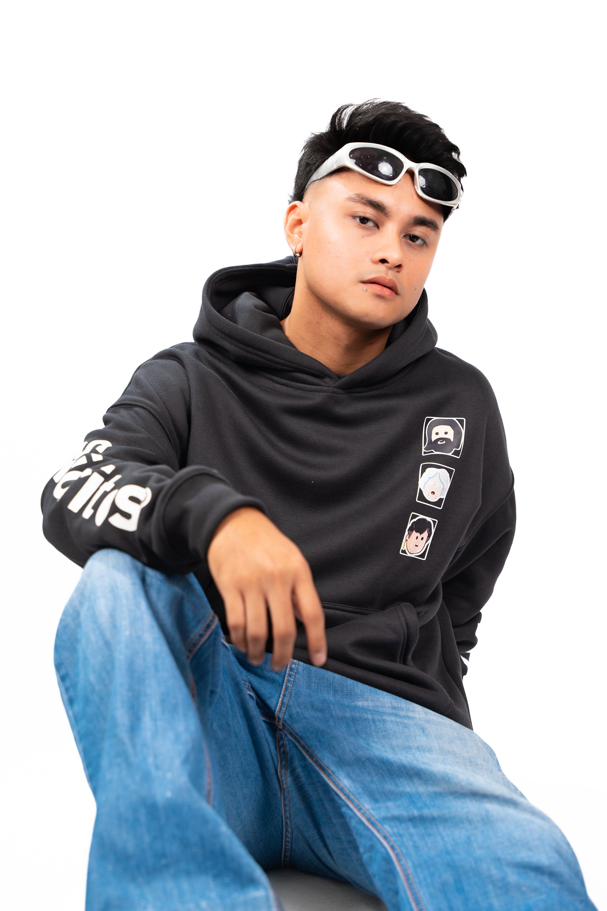 TPC DAY ONES OVERSIZED HOODIE | BLACK | TPCxSENIORITOS® COLLABORATION