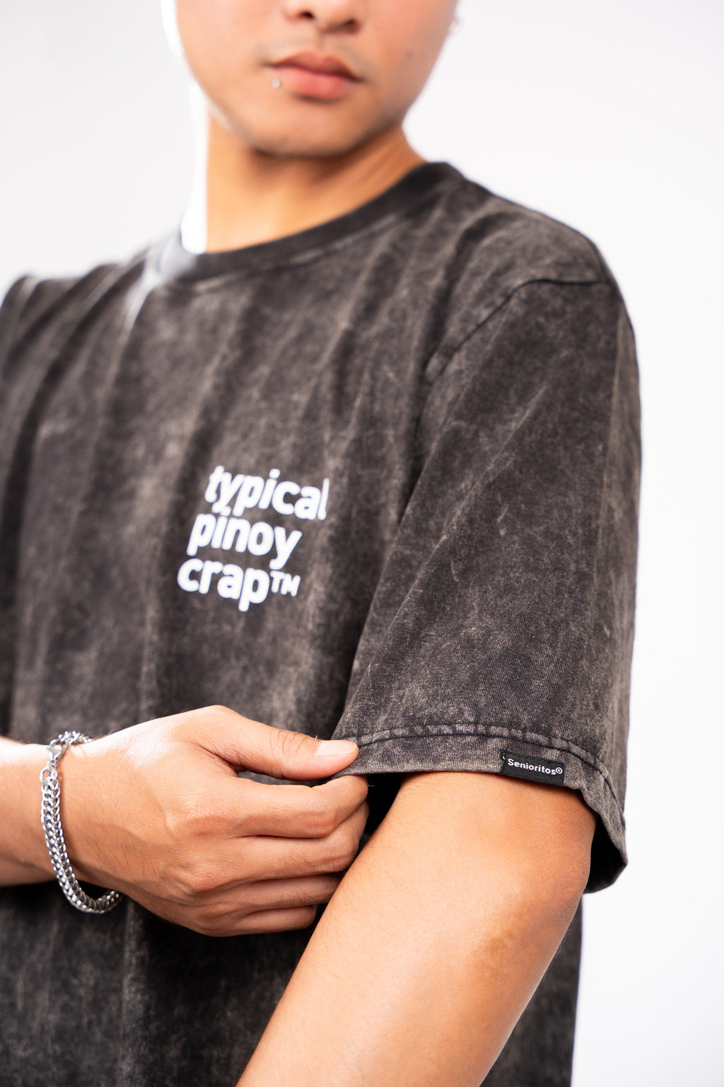 TPC ACID TEE (OVERSIZED) | BLACK | TPCxSENIORITOS® COLLABORATION