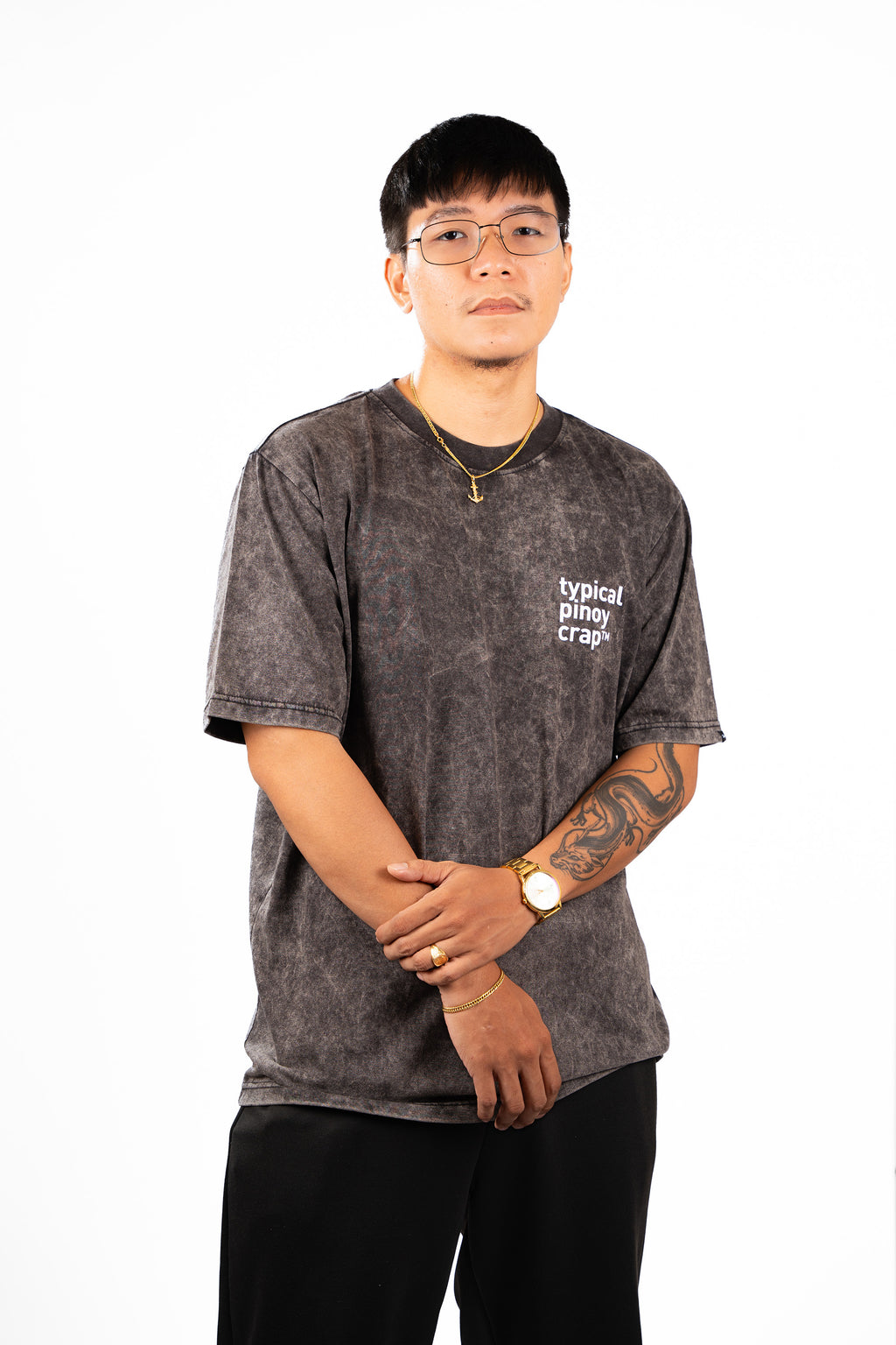 TPC ACID TEE (OVERSIZED) | BLACK | TPCxSENIORITOS® COLLABORATION