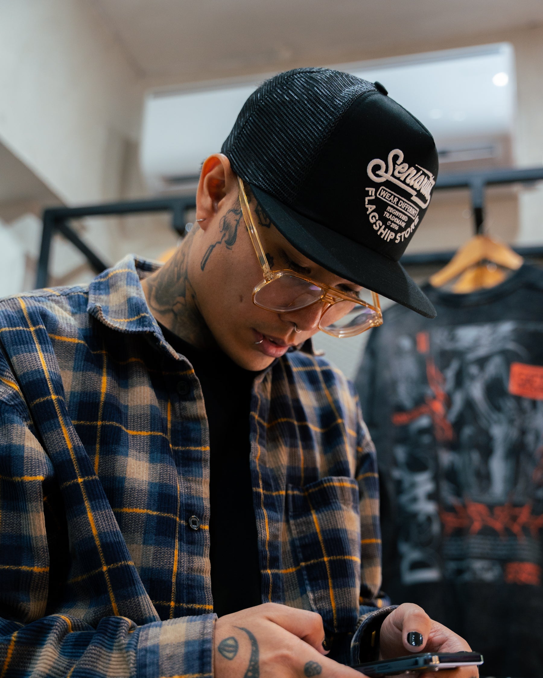 WEAR DIFFERENT TRUCKER HAT