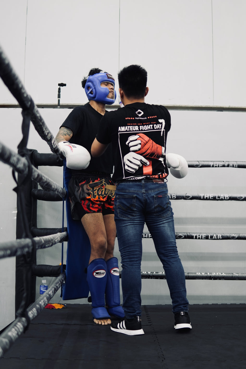 FIGHT DAY TEE | BLACK | THE LAB X SENIORITOS® COLLABORATION