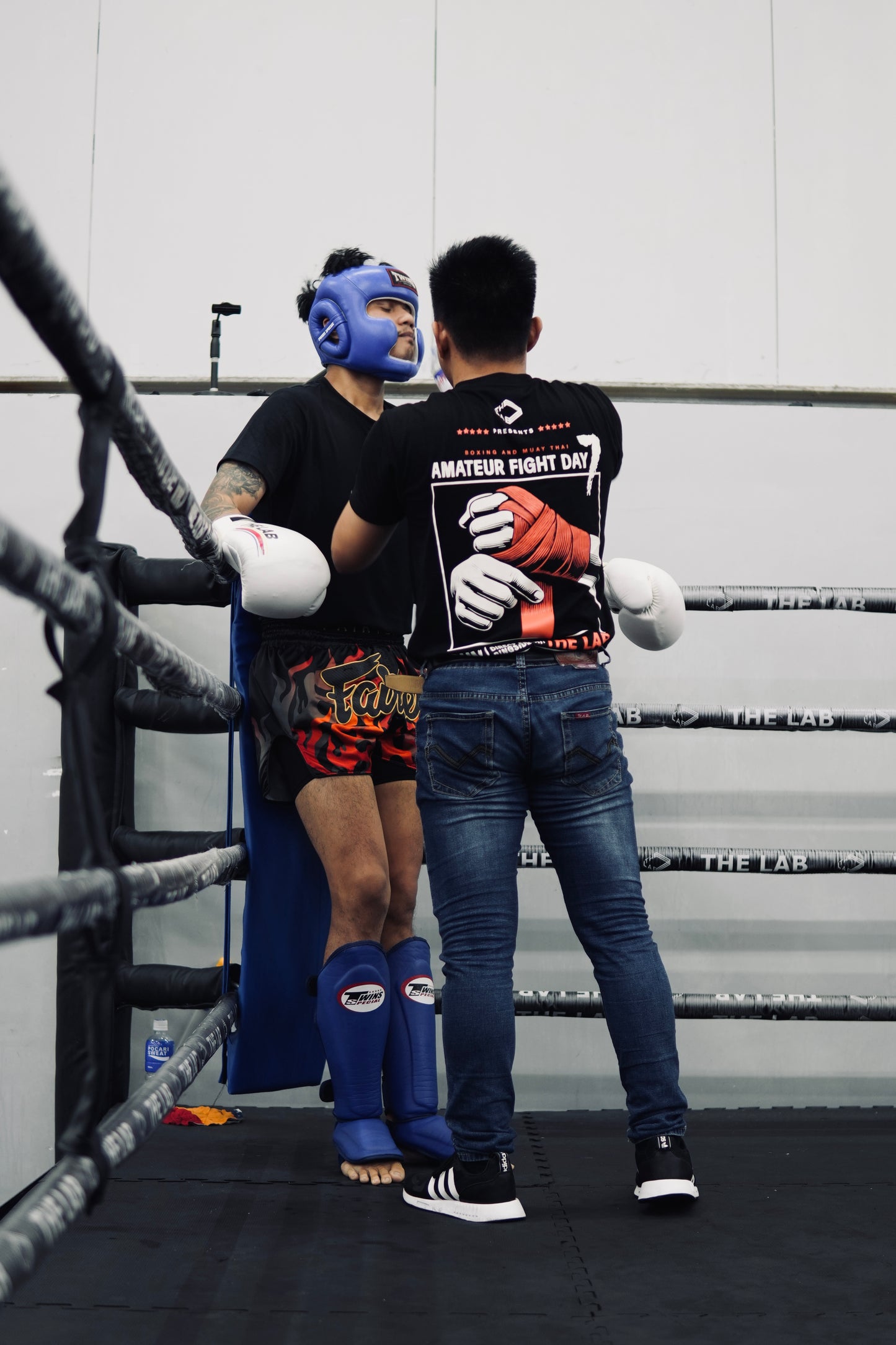 FIGHT DAY TEE | BLACK | THE LAB X SENIORITOS® COLLABORATION