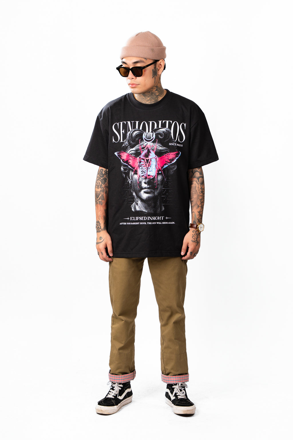 ECLIPSED INSIGHT (BEETLE) TEE | BLACK