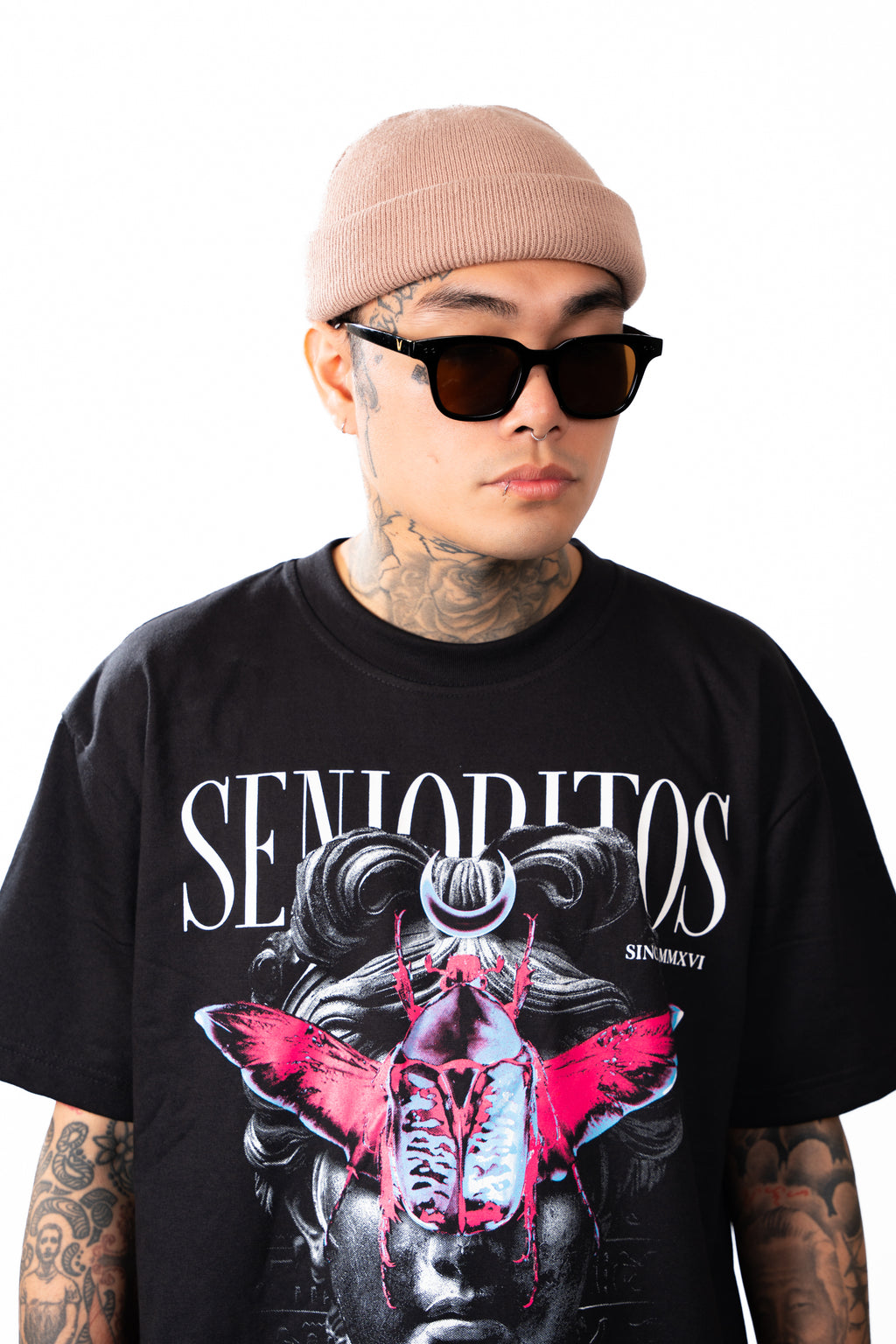 ECLIPSED INSIGHT (BEETLE) TEE | BLACK