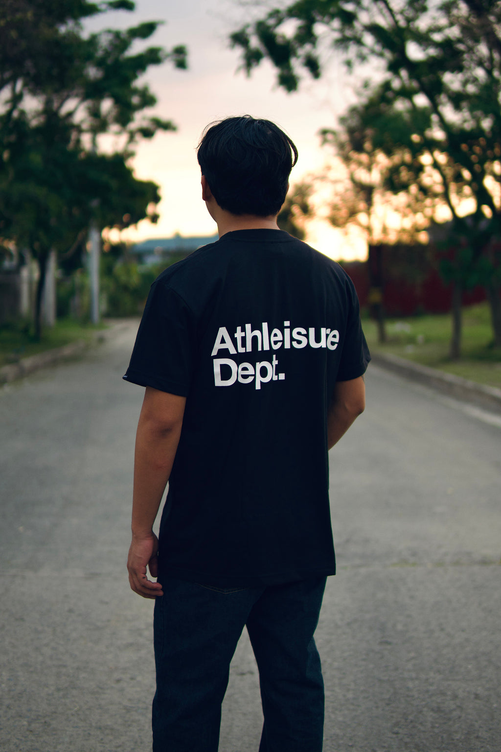 ATHLEISURE DEPT TEE | BLACK