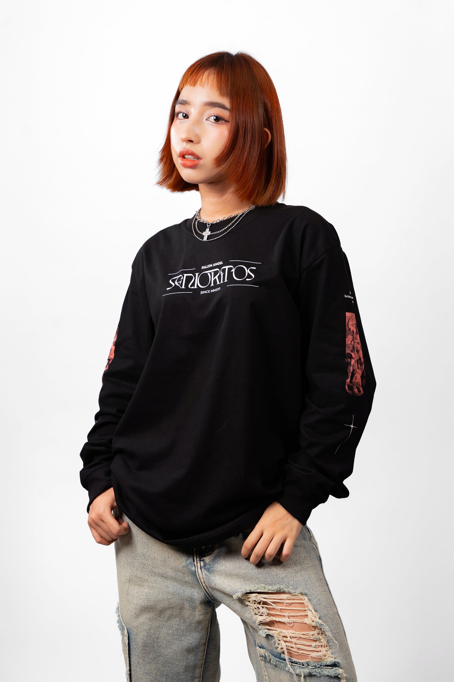 FALLEN ANGEL LONG SLEEVES | BLACK