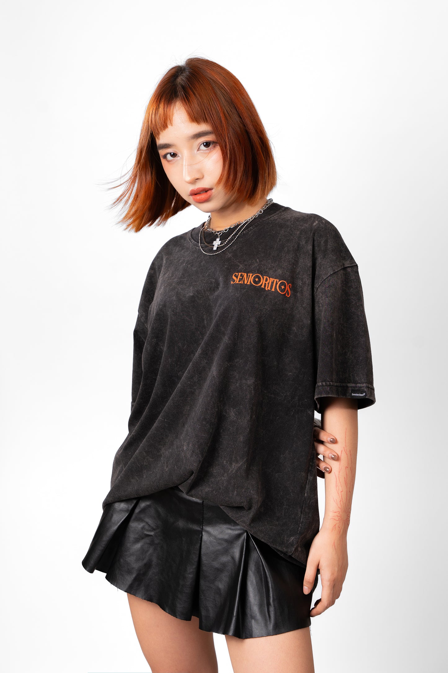 REAPER ACID TEE (OVERSIZED) | BLACK