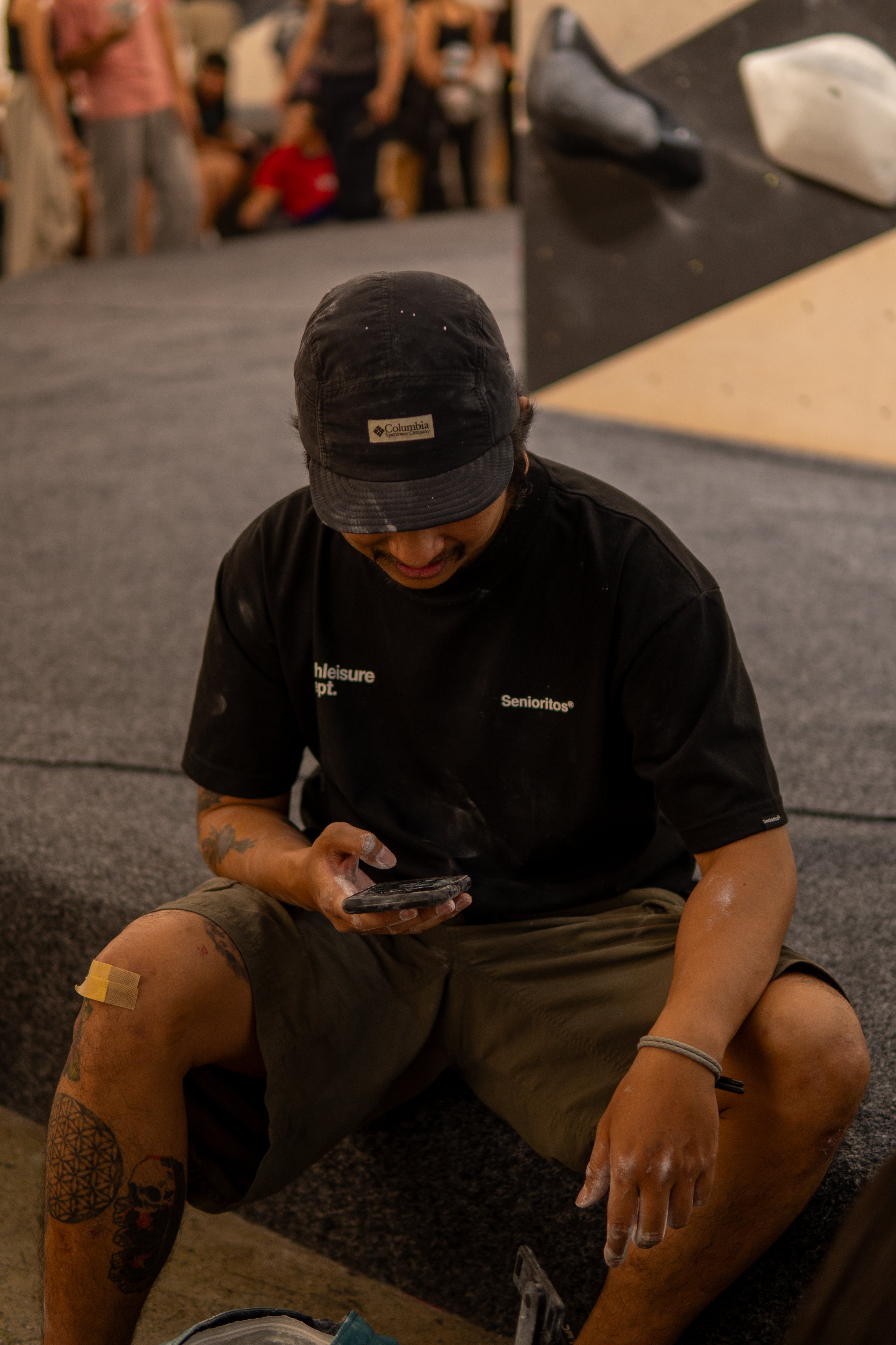 ATHLEISURE DEPT BOX TEE | BLACK