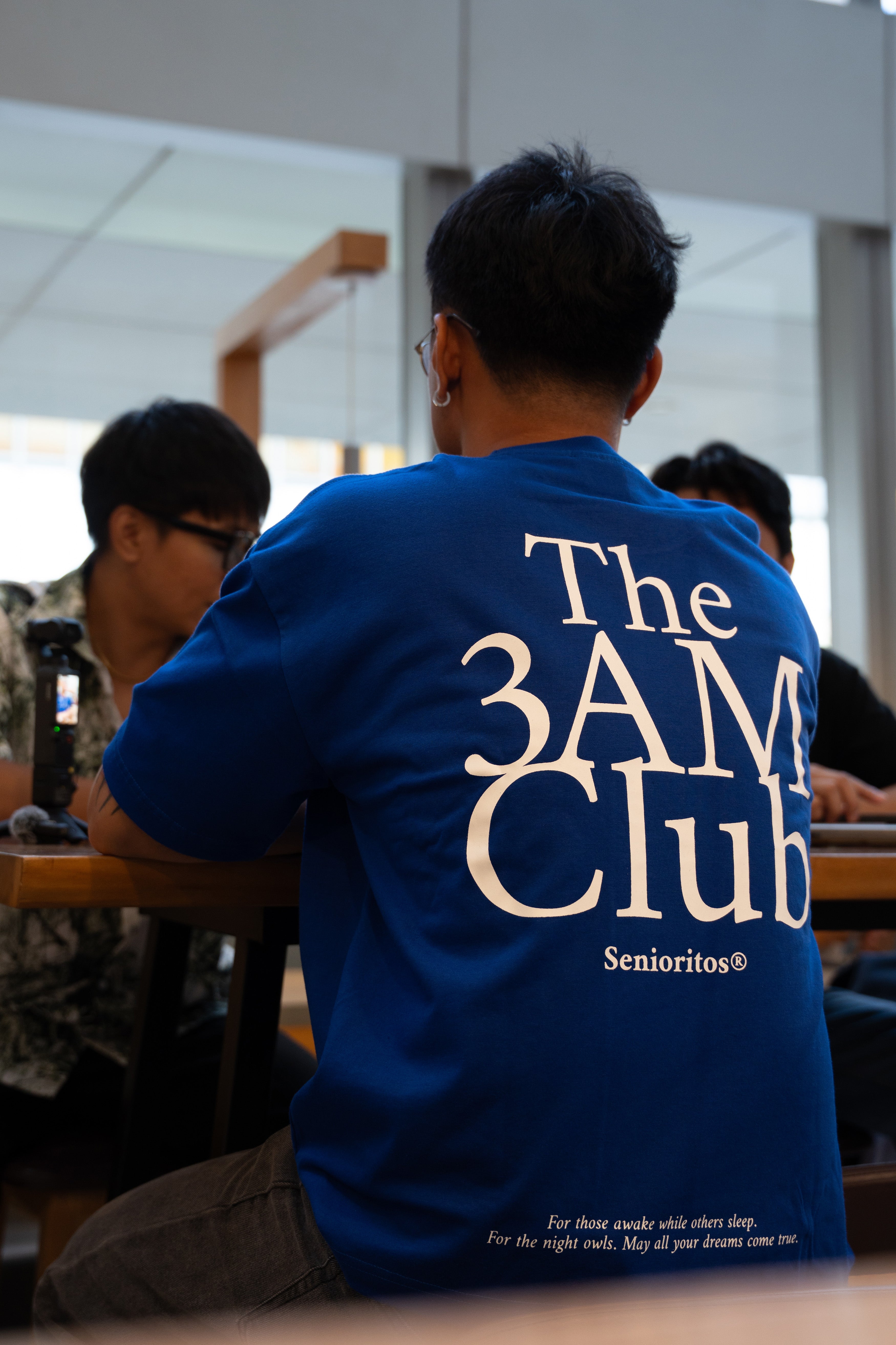 3AM CLUB BOXY TEE | MIDNIGHT BLUE