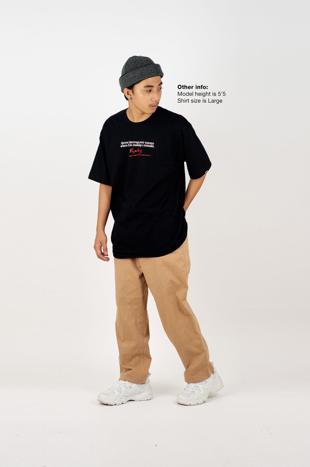 NAPOLEON TEE I BLACK