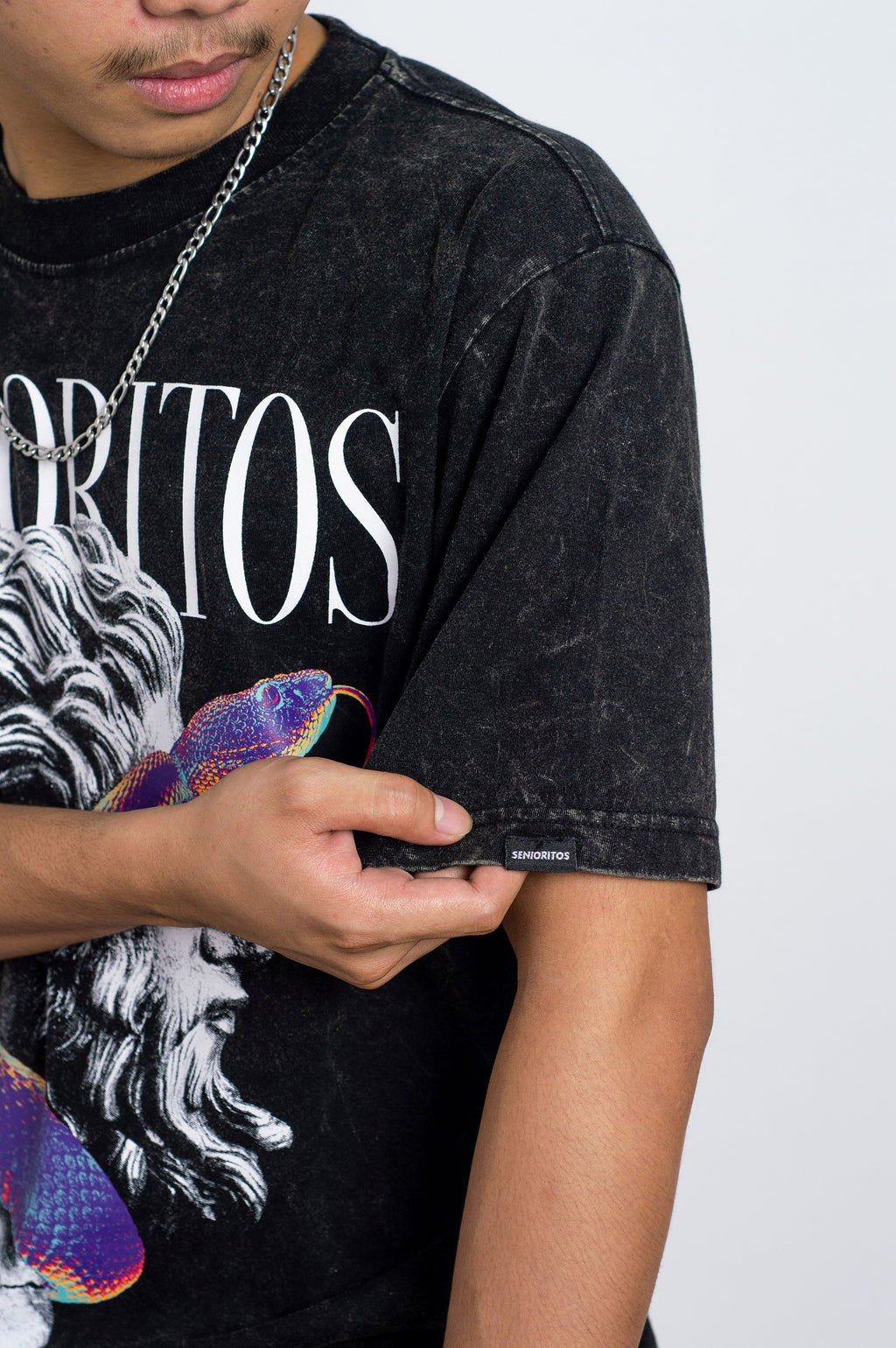 BLIND FAITH ACID OVERSIZED TEE | BLACK