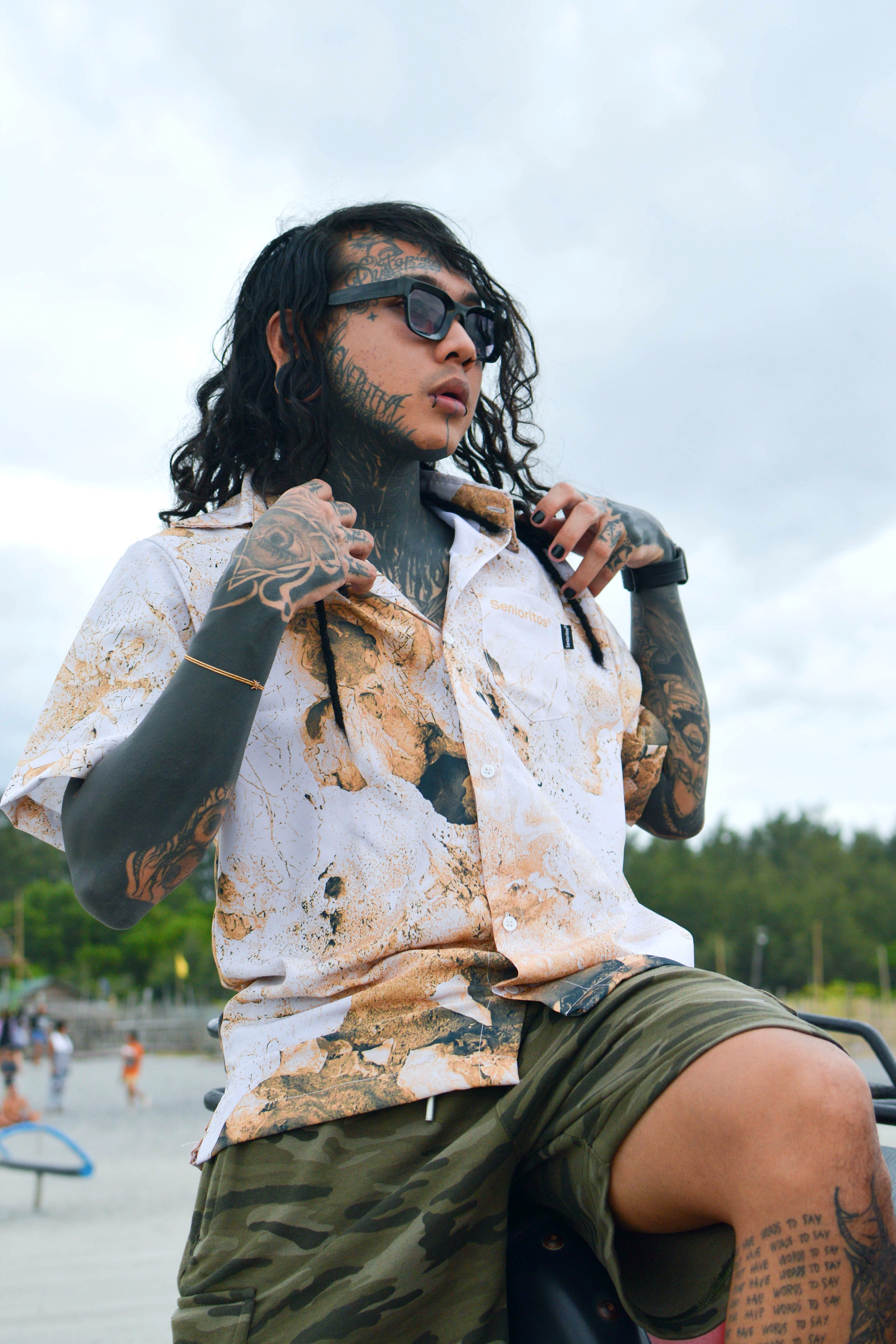 CORON BUTTON DOWN POLO | DIRTY WHITE