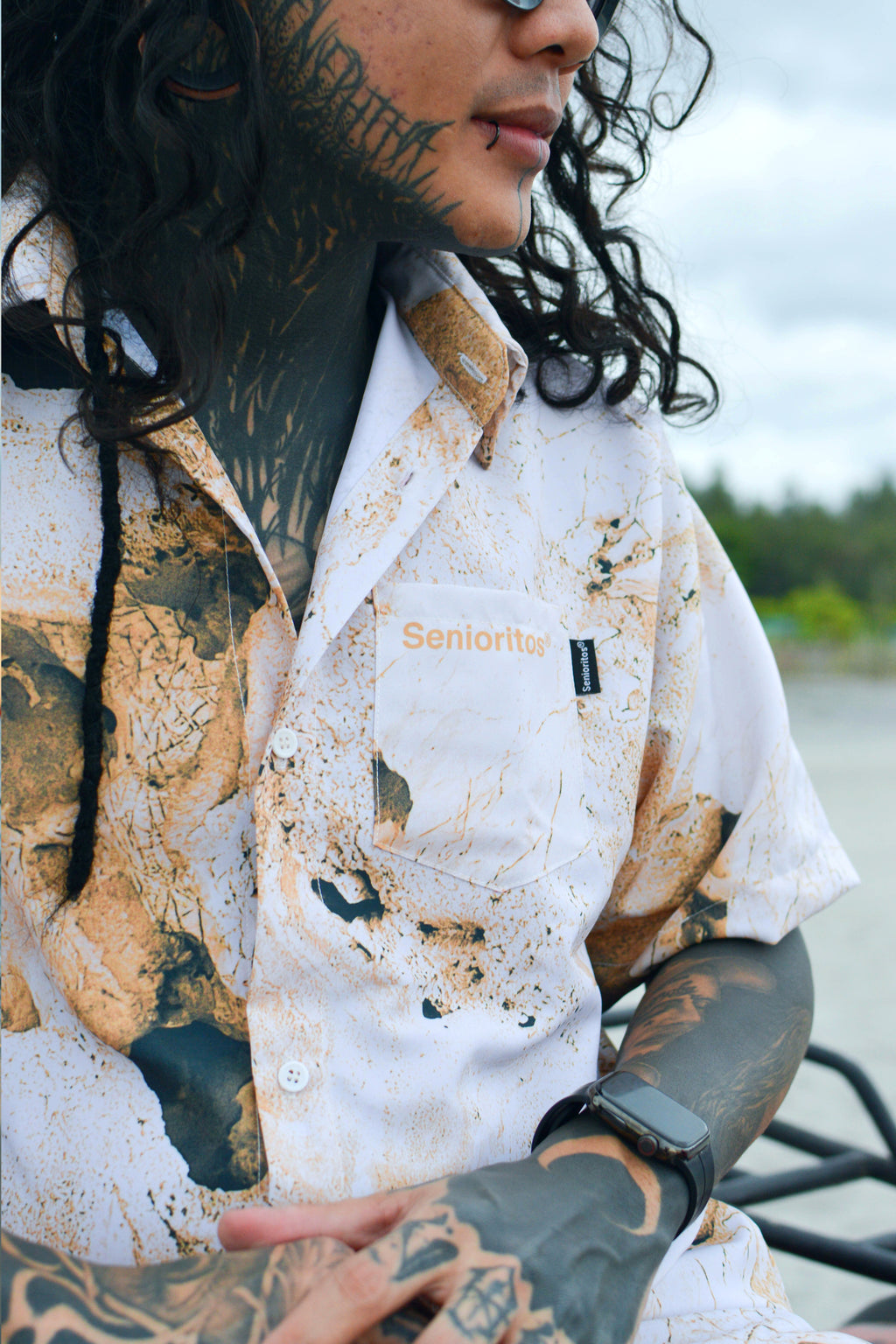CORON BUTTON DOWN POLO | DIRTY WHITE