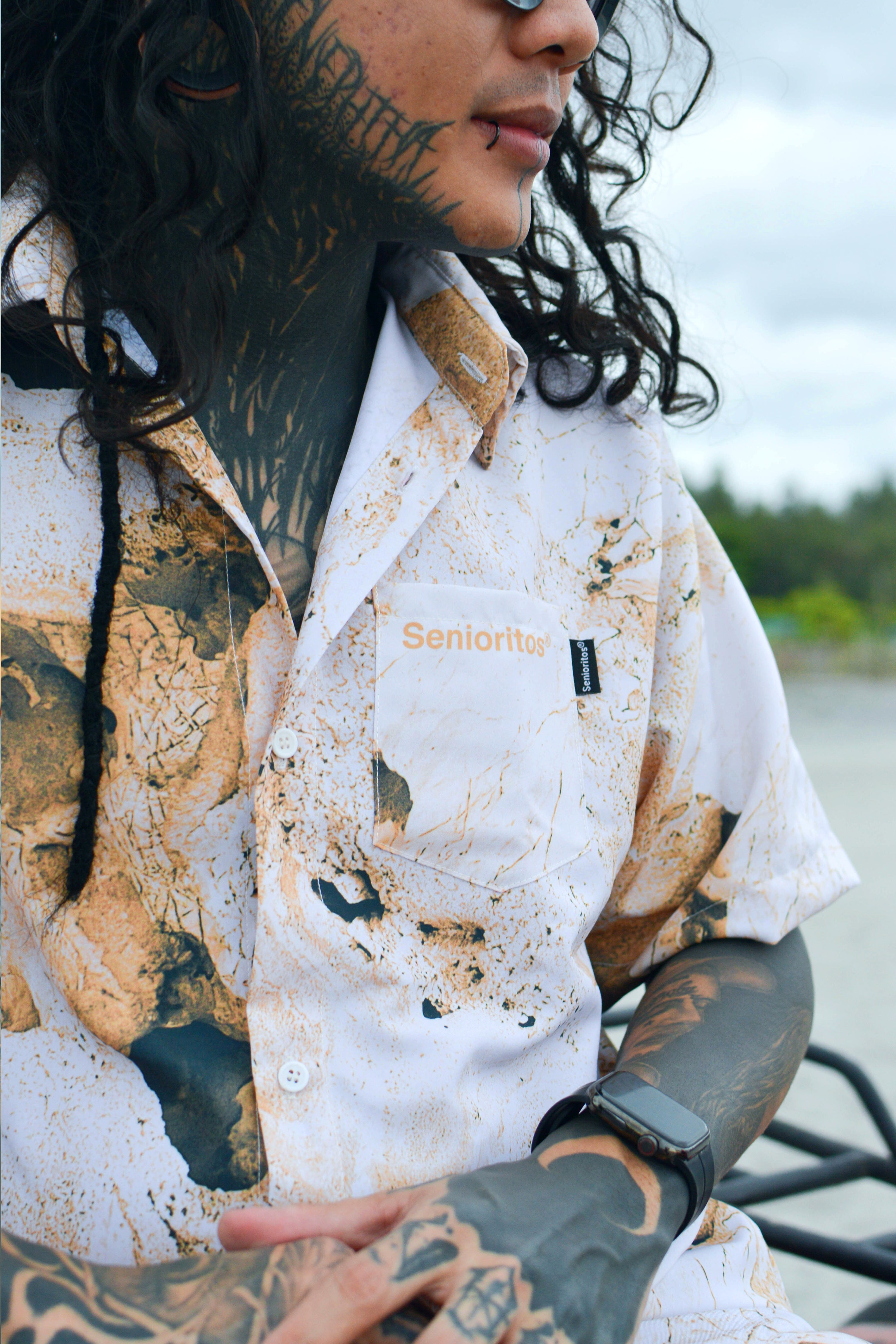 CORON BUTTON DOWN POLO | DIRTY WHITE