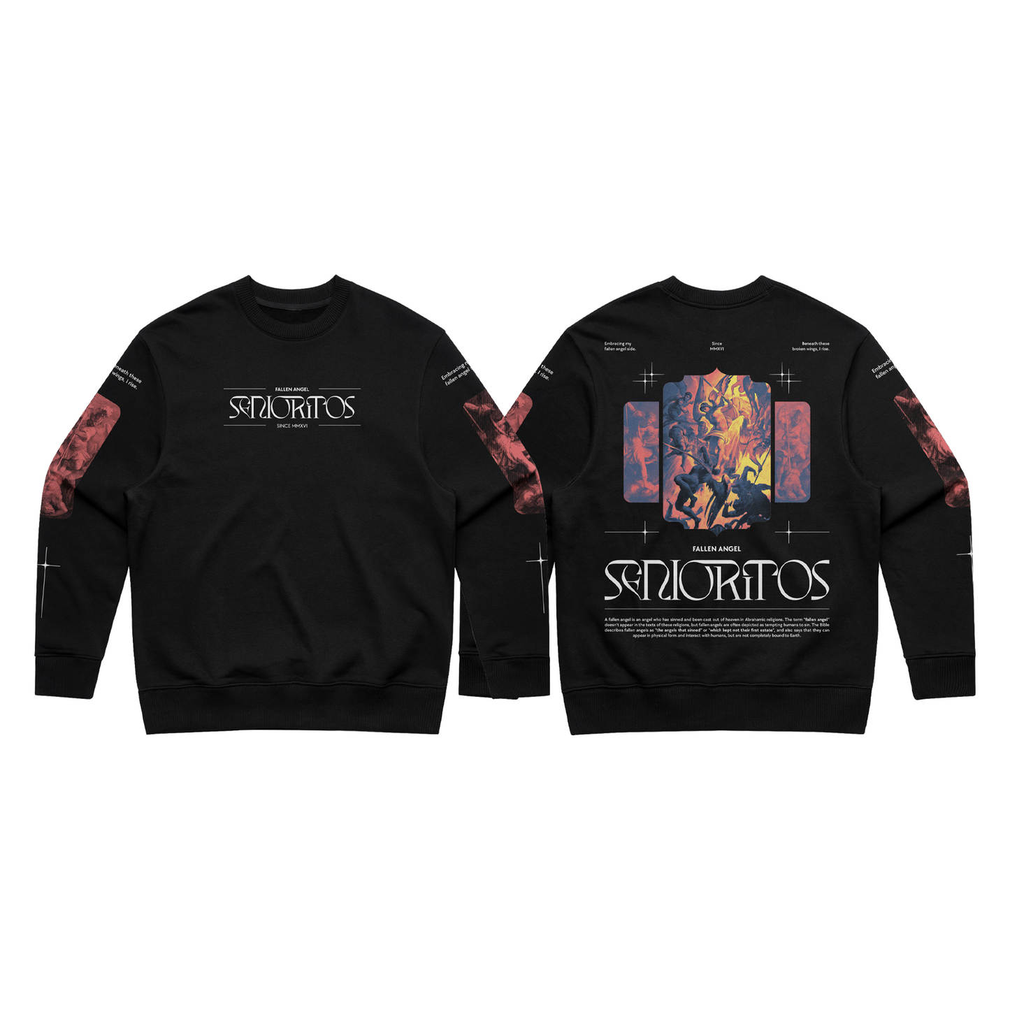 FALLEN ANGEL LONG SLEEVES | BLACK