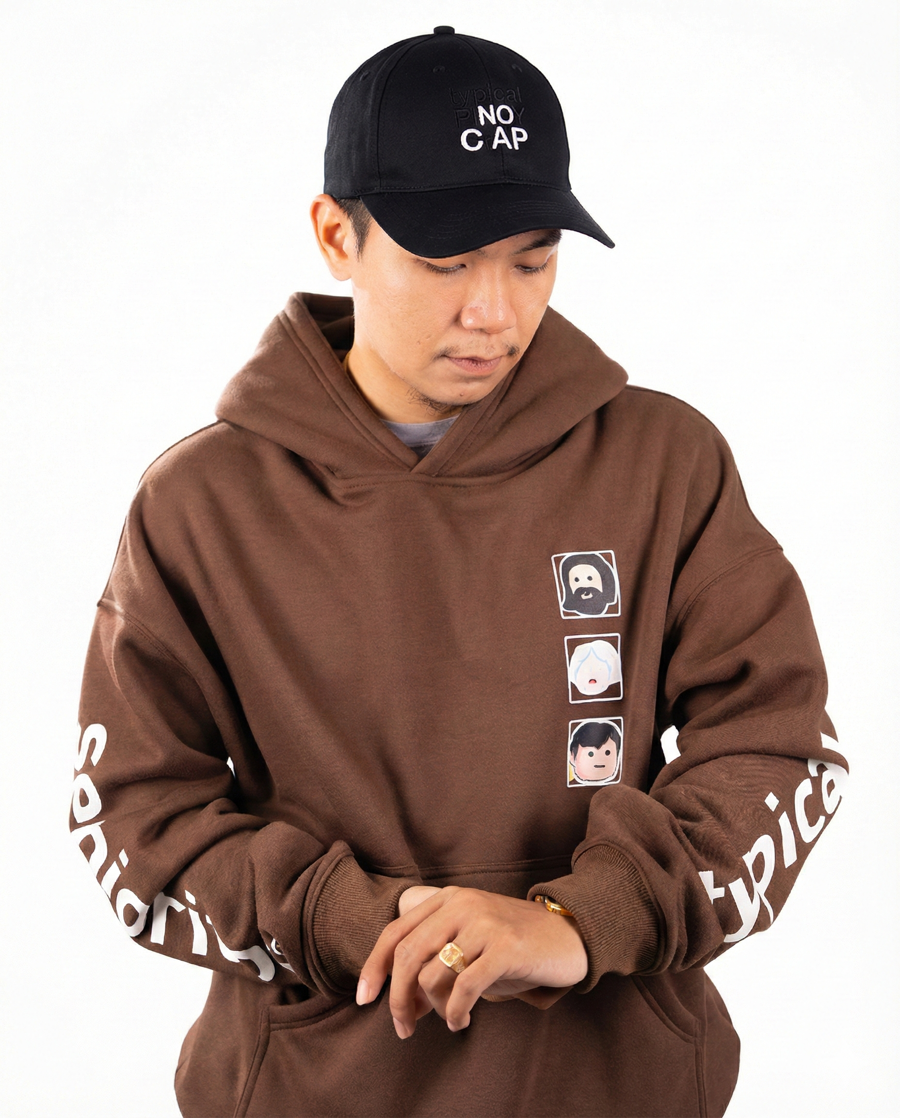 TPC HOODIE+CAP BUNDLE | CHOCO BROWN | TPCxSENIORITOS® COLLABORATION