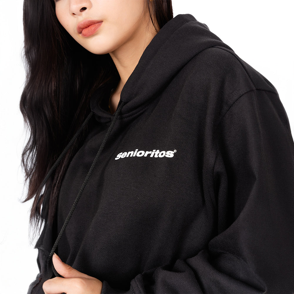 ITALIC HOODIE | BLACK