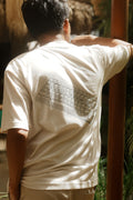 KEEP SHOWING UP REGULAR TEE | CREAM | DUEKNEELxSENIORITOS® COLLABORATION